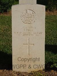 Salonika (Lembet Road) Military Cemetery - Burr, J